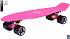 Скейтборд виниловый Y-Scoo Fishskateboard 22" 401-P с сумкой, розовый  - миниатюра №1